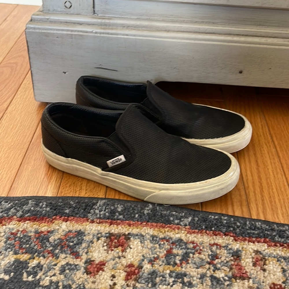Vans Perf Leather Slip On Sneaker